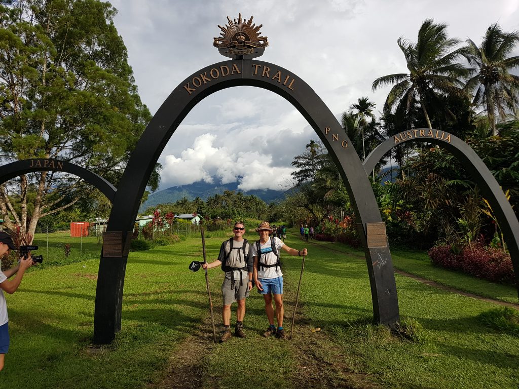 Paul at Kokoda arch