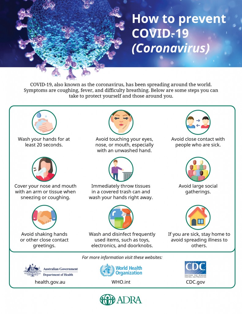 ADRA Australia on COVID-19