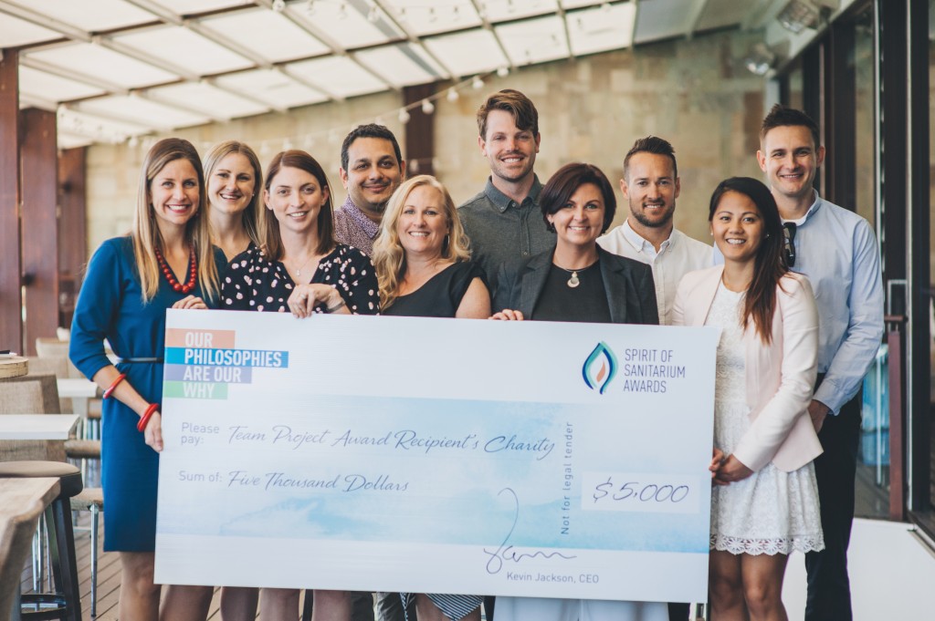 Sanitarium ADRA award