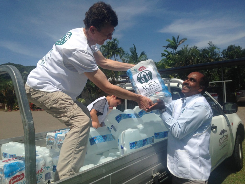 TC Debbie water loading